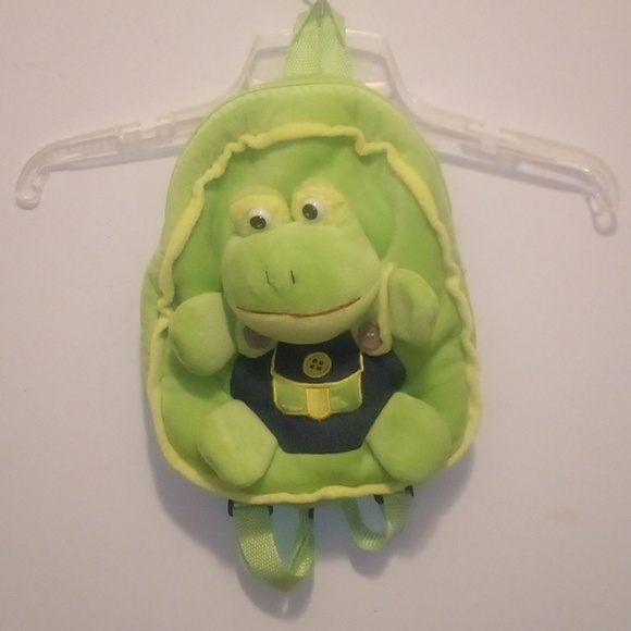 Other - Mini Frog Backpack Plush Plushie For Kids (Green) #103